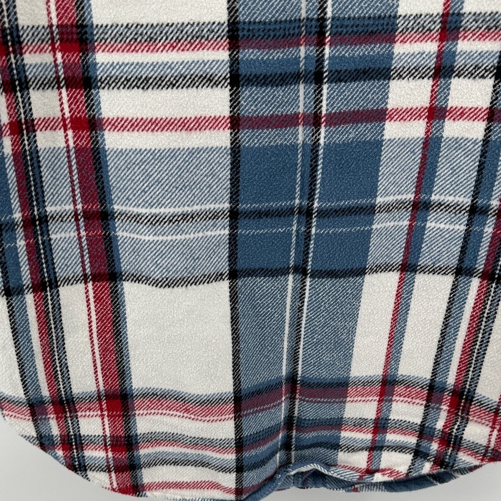 Maurices Red and Blue Plaid Shirt - Picture 11 of 14
